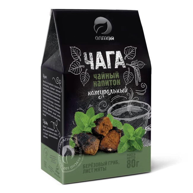 деталь Травяной чай «Чага с мятой» 80 г Aлтея