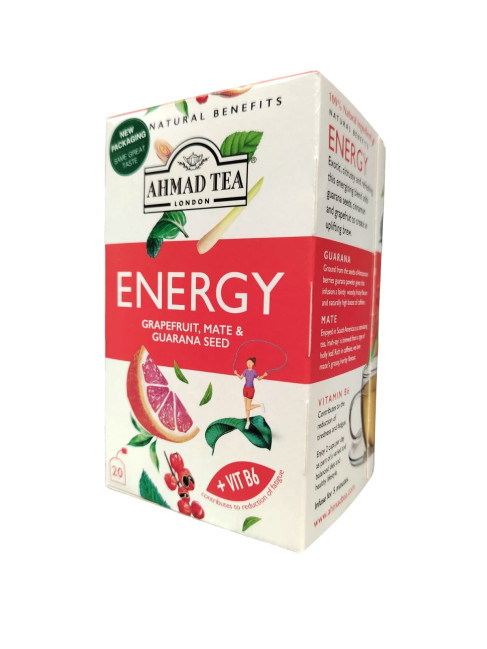 деталь Травяной чай Энергия Ahmad Tea 20×1,5 г