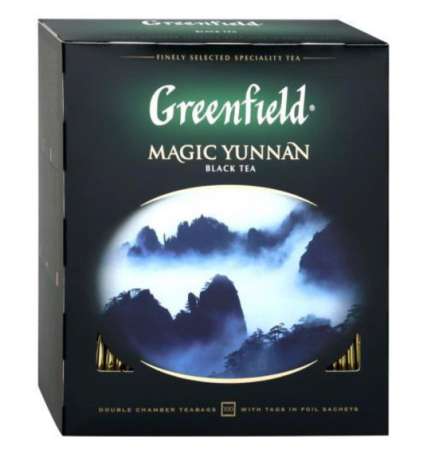 деталь Черный чай Magic Yunnan 100×1,5g Greenfield