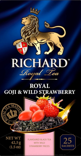 деталь Чай Royal Goji & Wild Strawberry 25*1,7г Richard