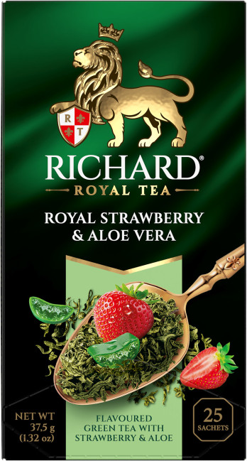деталь Чай Royal Strawberry & Aloe Vera 25*1,5г Richard