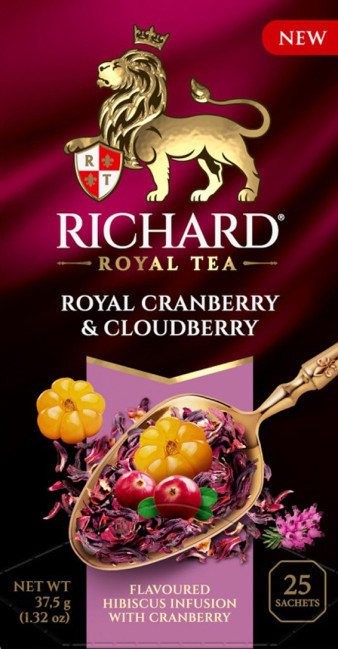 деталь Чай Royal Cranberry & Cloudberry 25*1,5г Richard