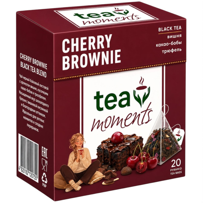 деталь Чай Cherry Brownie 36г 20×1,8г Tea Moments