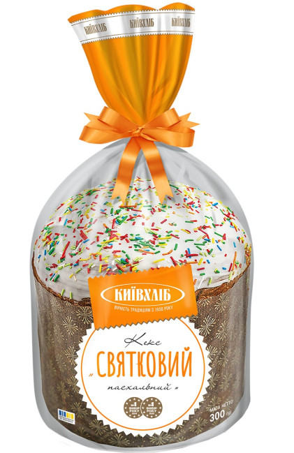 деталь Кулич «Святковий пасхальний» (замороженный) 300г КиївХліб