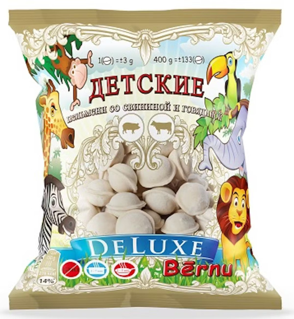 деталь Пельмени детские 400г DELUXE