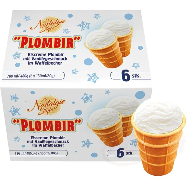 деталь Smetanová zmrzlina Plombir EisProm 6*80g