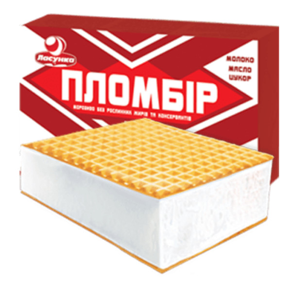 деталь Мороженое Пломбир 90г Ласунка