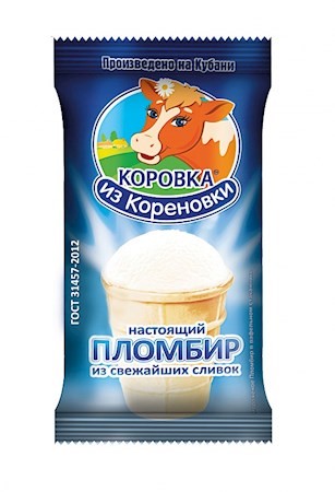 деталь Пломбир в рожке 100г КИК