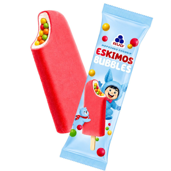 деталь Мороженое BUBBLES Eskimos 70г RUD