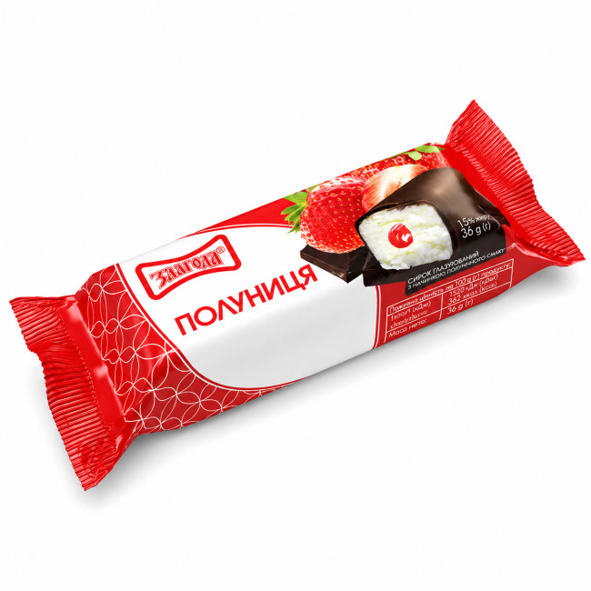 деталь Tvarohový dezert s naplni Jahoda 36g Zlagoda