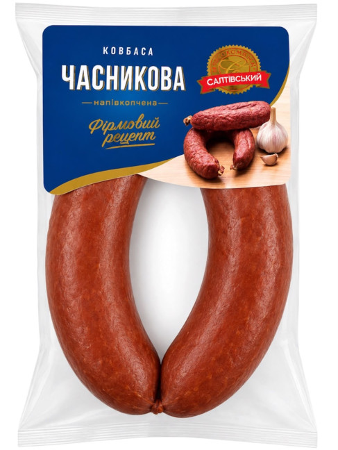 деталь Чесночная колбаса 700г SMK