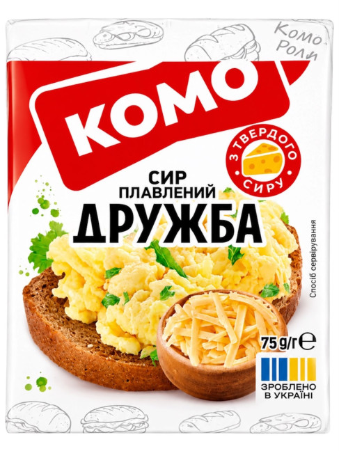 деталь Плавленый сыр Дружба 75г KOMO