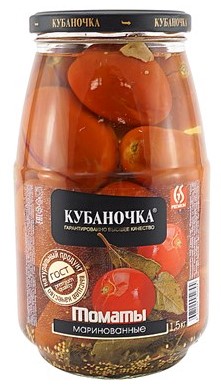 деталь Помидоры маринованные 750г Кубаночка