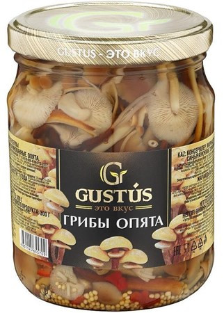 деталь Опята маринованные 300г Gustus