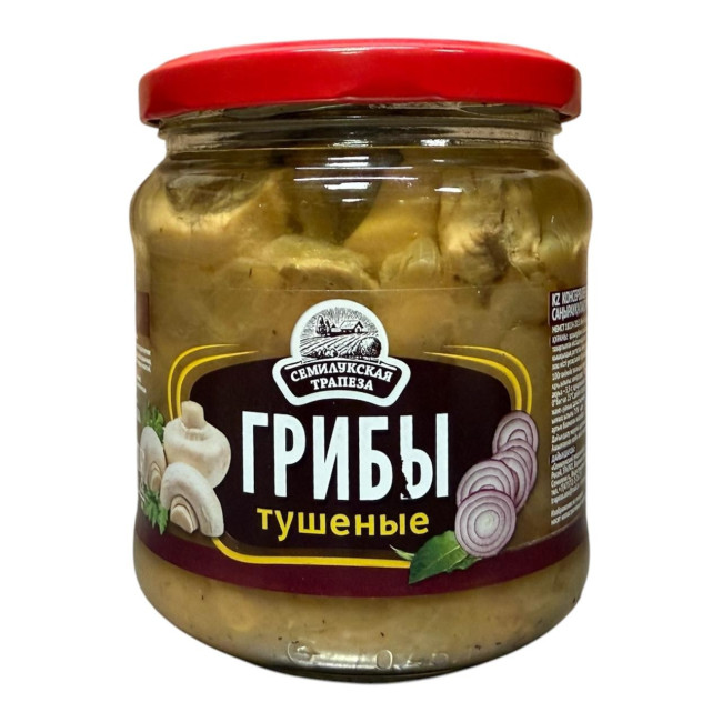 деталь Грибы тушеные 460г Семилукская Трапеза