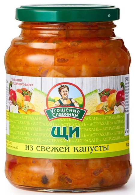 деталь Суп Щи из свежей капусты 460г Угощение Славянки