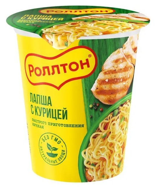 деталь Лапша быстрого приготовления со вкусом курицы 70г Ролтон