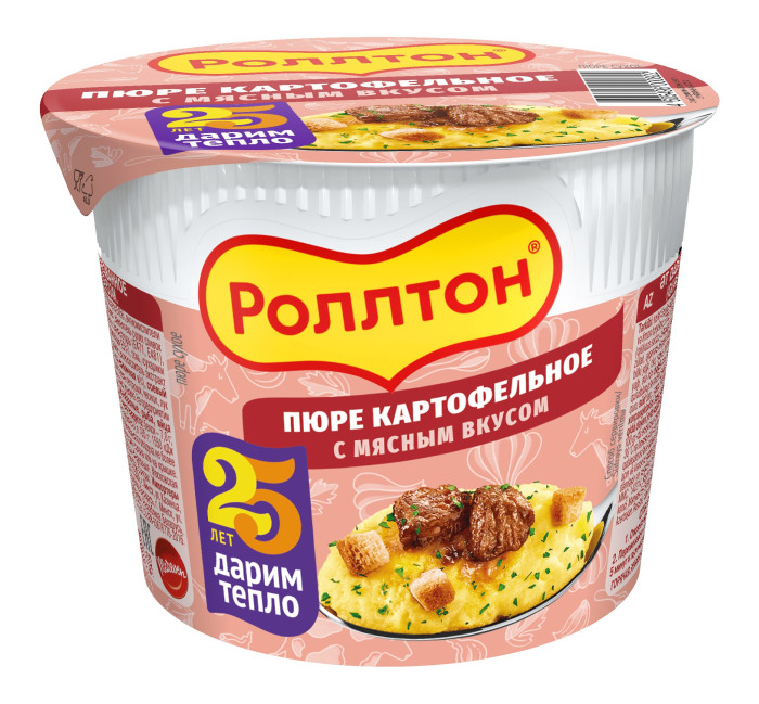 деталь Картофельное пюре со вкусом говядины 40г Ролтон