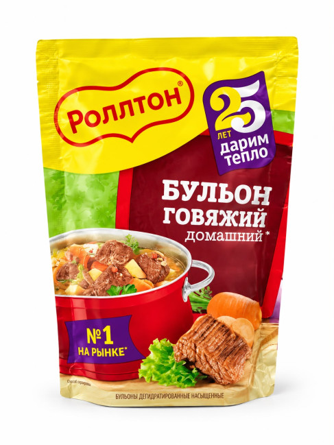 деталь Говяжий бульон  Домашний 90г Rollton