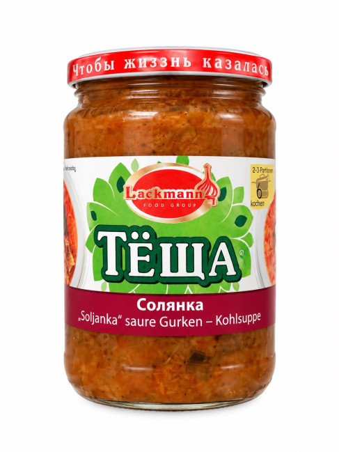деталь Солянка с огурцами 480г Тёща Lackmann