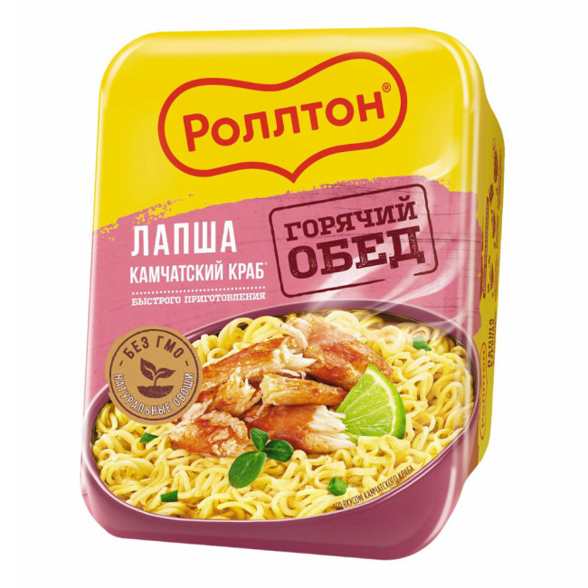деталь Лапша со вкусом Камчатского краба 90 г Роллтон