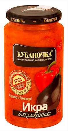 деталь Икра баклажанная 500г Кубаночка