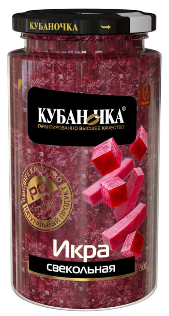 деталь Икра свекольная 500г Кубаночка