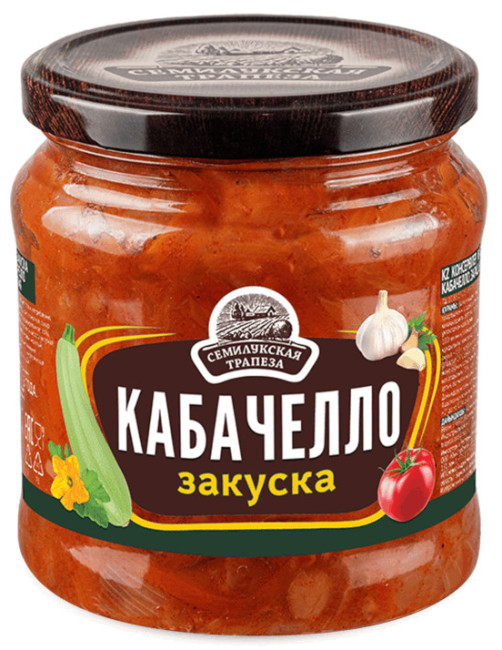 деталь Закуска Кабачелло 460г Семилукская Трапеза