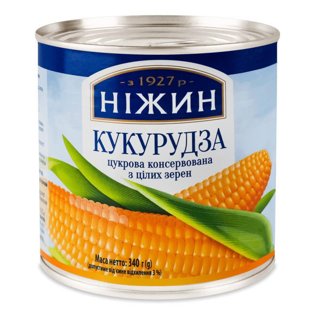 деталь Кукуруза консервированная 340г Нежин