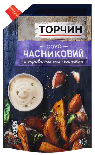 деталь Чесночный соус 200г Торчин