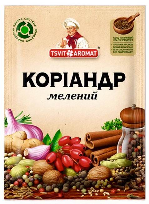 деталь Молотый кориандр 15г Т&A