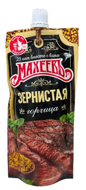 деталь Горчица зернистая 140г Махеев
