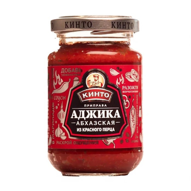 деталь Аджика абхазская из красного перца 195 г Кинто