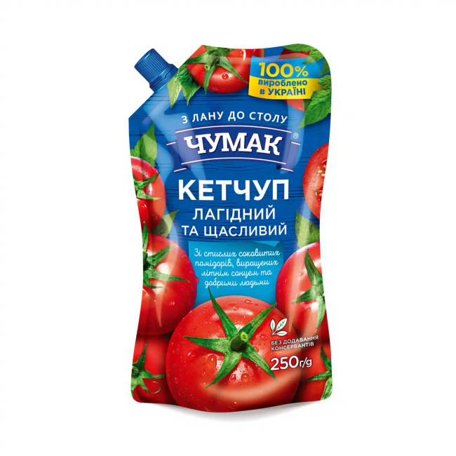 деталь Кетчуп Лагідний 250г Чумак 