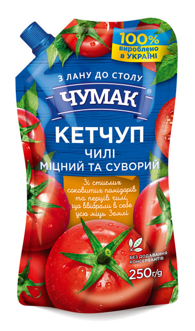 деталь Кетчуп Чили 250г Чумак 