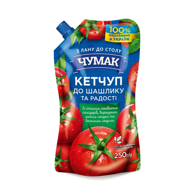 деталь Кетчуп до шашлику 250г Чумак 