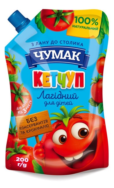 деталь Кетчуп нежный для детей 200 г Чумак