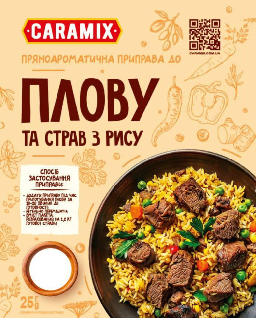 деталь Приправа для плова 25г Caramix