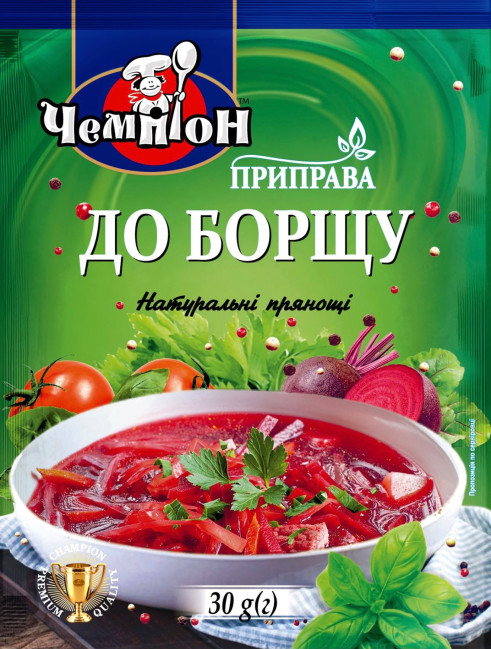 деталь Приправа «Для борща» 30г Чемпіон