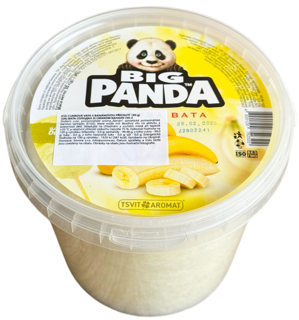 деталь Сахарная вата с банановым вкусом 30г Big Panda