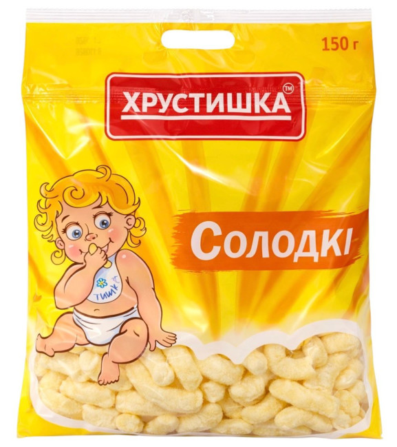 деталь Кукурузные палочки сладкие неглазированные ТМ 150 г Хрустишка