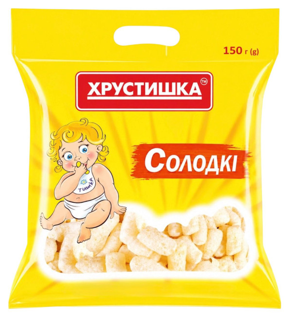 деталь Кукурузные палочки сладкие неглазированные ТМ 150 г Хрустишка