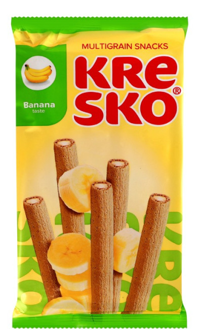 деталь Снек Kresko с банановым вкусом 140г ABK