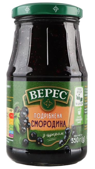 деталь Смородина измельченная 350г Veres