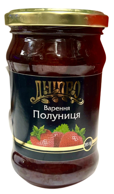 деталь Варенье клубничное 395г Днипро