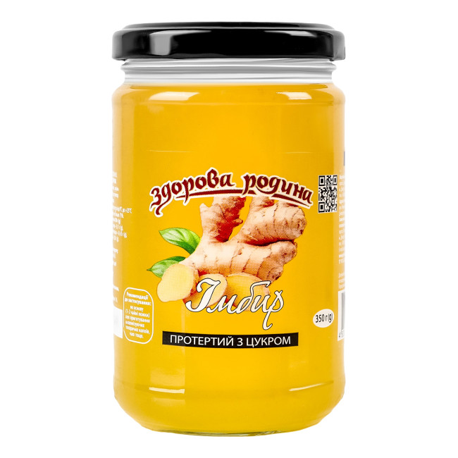 деталь Имбирь дроблёный с сахаром 350г Здорова родина