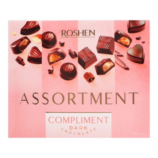 деталь Коробка конфет Ассорти COMPLIMENT 145г Roshen