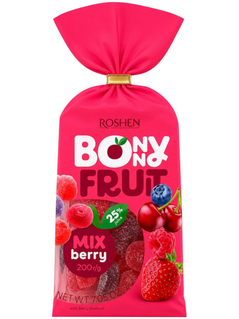 деталь Конфеты Bonny Fruit Berry микс 200г Roshen