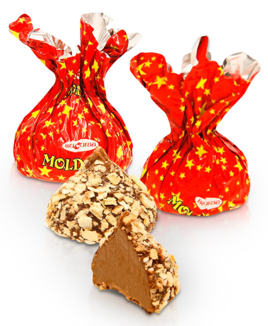 деталь MOLDOVA BUCURIA шоколадные конфеты с арахисом