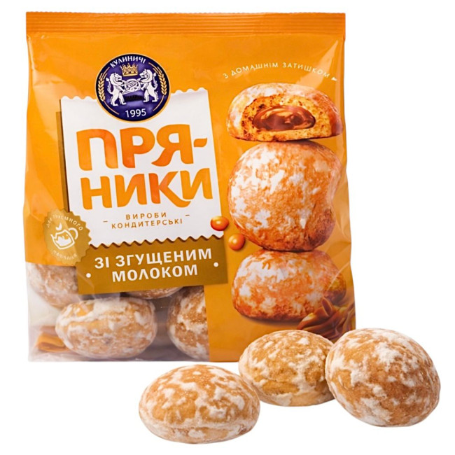 деталь Пряники с сгущённым молоком 300 г Кулиничі